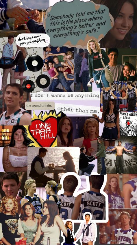 One Tree Hill ✨ #collage #onetreehill #alwaysandforever #moodoard #aesthetic #onetreehilledit One Tree Hill Phone Wallpaper, One Hill Tree, Peyton Sawyer Aesthetic Wallpaper, One Tree Hill Collage, Brooke Oth Outfits, One Tree Hill Painting, One Tree Hill Lockscreen, On Tree Hill, Brooke Davis Wallpaper