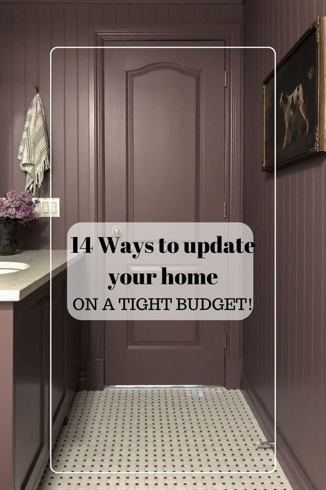 14 Home Improvement Projects You Can Do on a Budget Home Reno Ideas On A Budget, Small Updates For Home, Update Without Remodeling, Diy Bedroom Updates On A Budget, Easy Redecorating Ideas Budget, How To Add Space To Your Home, Redo House On A Budget, Updating Historic Home, Budget Luxury Home