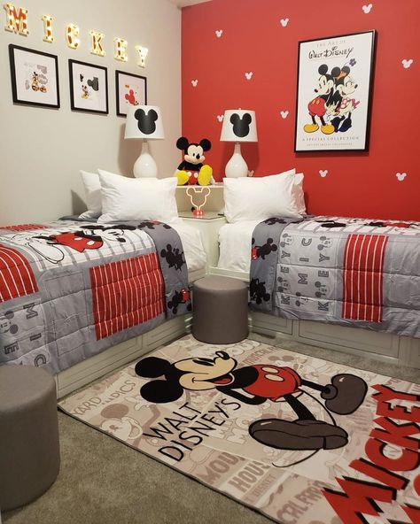 Hello everyone! How was your Valentine’s Day?💝 Mine was wonderful!! My husband took me out to dinner and got me the sweetest gift! He… Mickey Room Decor, Mickey Mouse Toddler Room Boys, Mickey Mouse Bedroom Toddler Boys, Mickey And Minnie Bedroom, Mickey Mouse Toddler Room, Disney Bedrooms Kids, Mickey Mouse Bedroom Ideas, Mickey Mouse Bedroom Toddler, Mickey Mouse Playroom