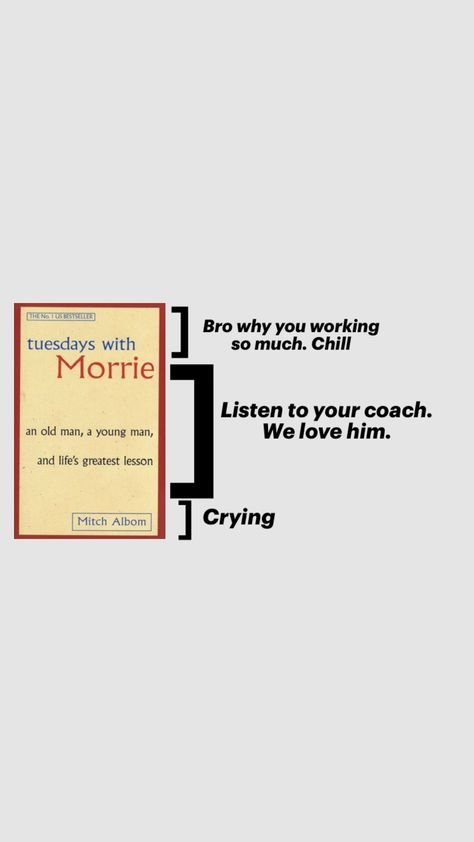 #tuesdayswithmorrie Tuesdays With Morrie Aesthetic, Tuesdays With Morrie, Mitch Albom, I Love Books, Listening To You, Love Book, Love Him, Books, Quick Saves