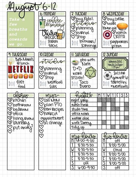 One Page Weekly Bullet Journal Layout, Digital Bujo Ideas, Penly App Ideas, Book Journal Ideas Layout Digital, Ipad Journal Template, Digital Bullet Journal Ideas, Digital Bullet Journal Template, Journal On Ipad, Ipad Bullet Journal