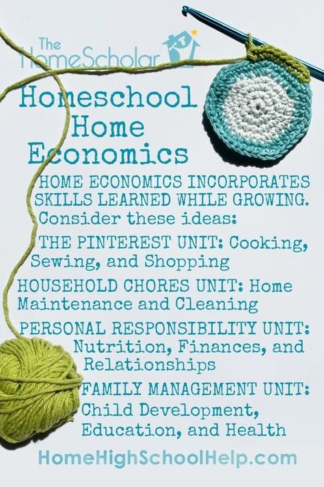 Homeschool Activities Highschool, Homeschool Home Economics, Free Home Economics Curriculum, Economics Lessons High School, Home Economics Classroom, Economics Subject, Economics For Kids, Homeschool Electives, Homeschool Transcripts