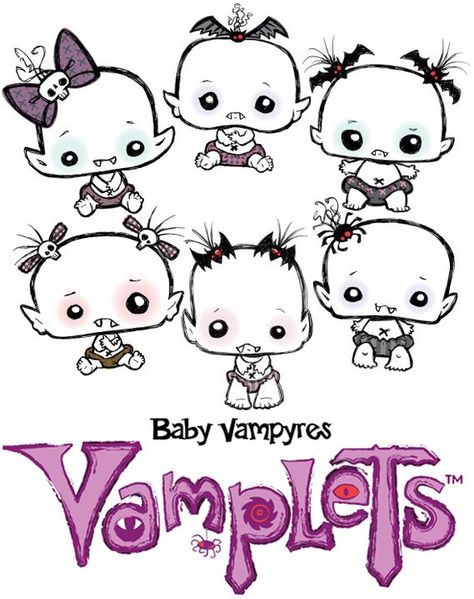 Vamplet Howliss the Werewolf Baby Review Vampire Babies Baby Vampire, Baby Anime, Cute Vampire, Cute Monsters Drawings, Custom Family Illustration, The Werewolf, Goth Baby, Halloween Rocks, Baby Mom