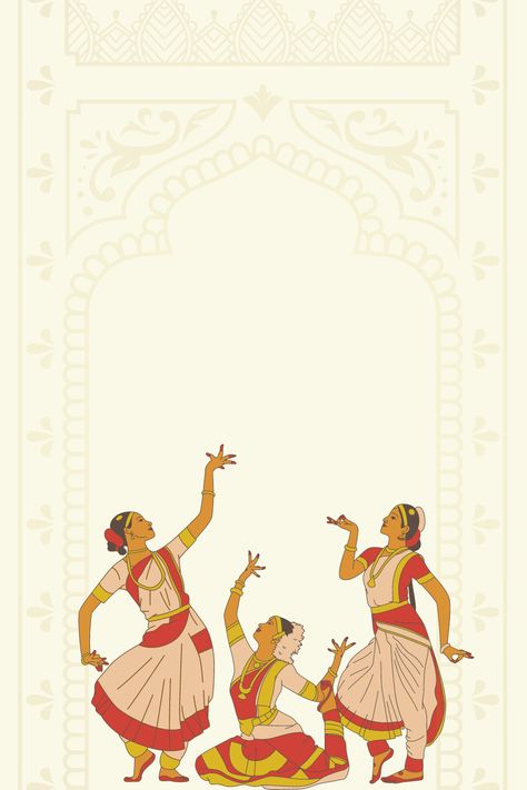 lndian classical dances are the vibrations of the mind and the soul Bharatanatyam Background, Bharatanatyam Illustration, Indian Folk Dance Drawing, Dance Design Art, Classical Dance Background, Bharatnatyam Illustration, Classical Dance Wallpaper, Kuchipudi Dance Drawing, Indian Dance Illustration