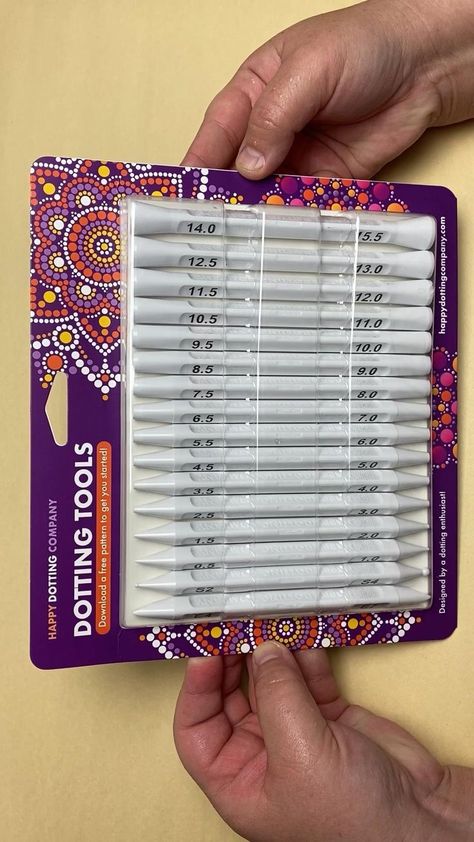 Dotting tools by Happy Dotting Company on Etsy and Amazon. Use code DELICATED15 or DelicateDots in 2022 | Dot art painting, Dots art, Painting art projects Dot Painting Tools, Mandala Rock Art, Stone Art Painting, Art Painting Tools, Creation Art, Mandala Art Therapy, Mandala Art Lesson, Dotting Tool, Art Tools Drawing