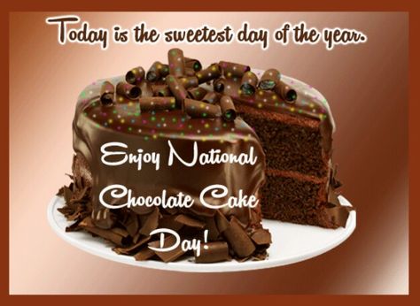 Homeschool January, National Chocolate Cake Day, Patch Ideas, Cake Day, January 27, Sweetest Day, National Day, Pampered Chef, Chocolate Cake