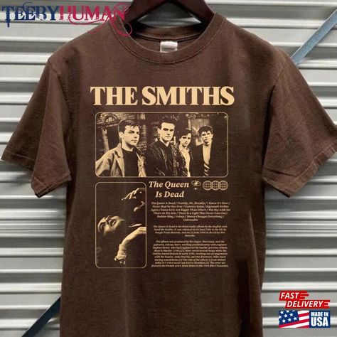 The Smiths Music Band 90S Album Graphic 2024 Shirt Classic T-Shirt Check more at https://teebyhuman.com/product/the-smiths-music-band-90s-album-graphic-2024-shirt-classic-t-shirt/ The Smiths Merch, The Smiths Shirt, Boyfriend Outfit, Iconic Album Covers, Shirt Designs For Men, The Smiths, Clothing Pieces, Music Band, Vintage Band