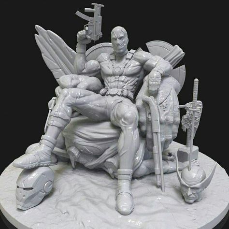 3d Printer Projects, Marvel Comics Wallpaper, Stl Files, Sculpture Clay, Zbrush, Anime Movies, Marvel Universe, 3d Printer, 3d Print