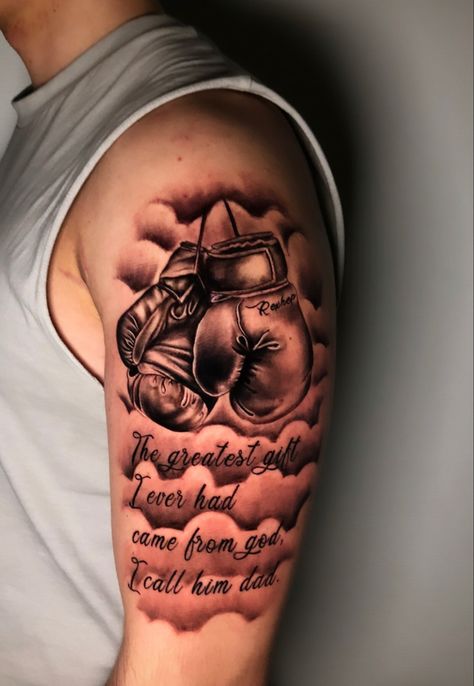 Pie, Boxing Glove Tattoo Design, Boxing Glove Tattoo, Hooligans Tattoo, Tattoo Boxing, Boxing Tattoo, Boxing Gloves Tattoo, Boxing Aesthetic, Scars Tattoo