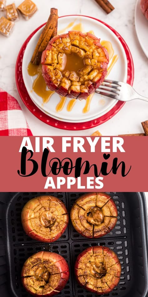 Apples Air Fryer, Caramel Starbucks Drinks, Blooming Apple Recipe, Caramel Copper Balayage, Caramel Protein Shake, Apple Caramel Cake, Bloomin Apples, Caramel Apple Kits, Caramel Apple Dessert