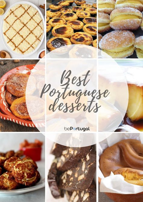 20 Mouth-Watering Portuguese Desserts (recipes included)​ We've made a list of the top 20 Portuguese desserts. Discover the most incredible Portuguese sweets, pastries and desserts and their recipes. Portuguese Dessert Recipes, International Desserts, Portuguese Desserts, Around The World Food, Portuguese Cuisine, Hispanic Food, Brazilian Food, Portuguese Recipes, Desserts Recipes