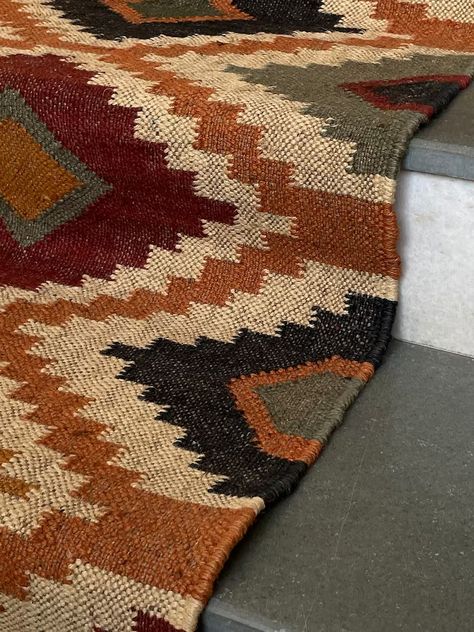 Buy 2 X 20 Ft Hand Woven Handmade Kilim Stair Runner Rug Carpet Online in India - Etsy Stair Runner Over Carpeted Stairs, Carpet Stair Runner, Navajo Rug, Ethnic Motifs, Kilim Pattern, Navajo Rugs, Ethnic Rug, Style Carpet, Flat Woven Rug