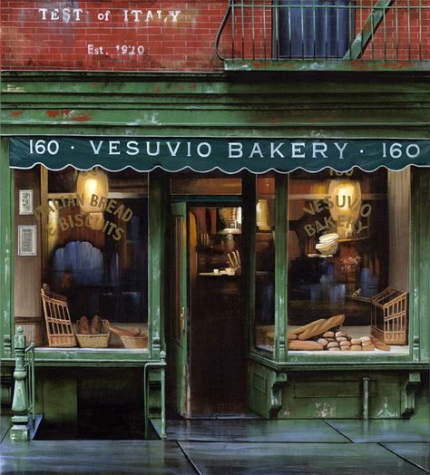 Old fashioned Italian bakery in NY. A little bit if Italy in the Big Apple. City Photography, New York Street Art, Bakery New York, Italian Bakery, Storefront Design, Shop Fronts, Doors And Windows, Nova York, I ❤ Ny