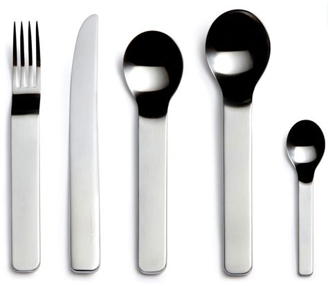 David Mellor Minimal Five-piece Place Setting Cutlery Design, Food Storage Boxes, Stainless Steel Cutlery, Beautiful Interior Design, Design Minimal, Place Setting, Flatware Set, Cutlery Set, Kitchen Stuff