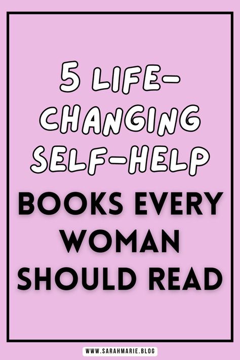 Discover 5 powerful self-help books that will inspire you to build healthier habits, heal from the past, and live a happier life. These books are perfect for personal growth and self-improvement! Self Improvement Books To Read, Simple Abundance Book, Self Help Books For Women In Their 30s, Books For Glow Up, Books For Self Improvement For Women, Self Improvement Books Women, Must Read Books For Self Improvement, Books To Read In Your 30s Woman, Good Reads For Women