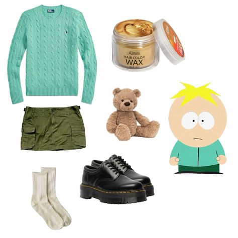 Butters Costume South Park, Halloween Costumes South Park, Southpark Costume, Butters Cosplay, Southpark Halloween, South Park Outfits, South Park Halloween Costume, South Park Costume, 2000s Halloween Costume Ideas