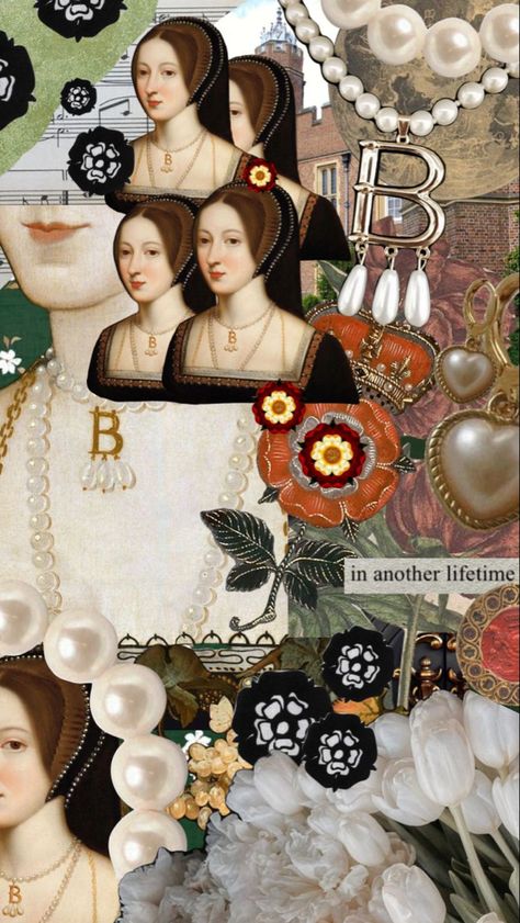 Anne Boleyn Wallpaper, Tudor Aesthetic, Anne Boleyn Aesthetic, Aesthetic Royalcore, Anna Boleyn, Historical Wallpaper, Wives Of Henry Viii, Tudor Fashion, Tudor Dynasty