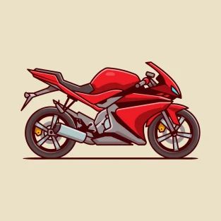 T-Shirts by Catalyst Stuff | TeePublic Chibi Motorcycle, Chemistry Project, Motorbike Illustration, Samurai Concept, Retro Style Posters, Motorcycle Drawing, Red Motorcycle, Bike Illustration, Sport Bike