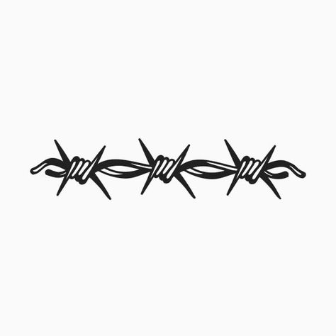 Barbed Wire Tattoos, Chain Tattoo, Face Tattoos, Hand Tattoos For Guys, Barbed Wire, Cute Easy Drawings, Black Chain, Black Tattoos, Drawing People