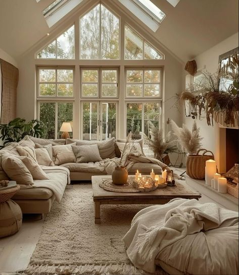 Earth Tone Living Room Decor Cozy, Earthy Homes, Living Room Makeovers, Earth Tone Living Room, Bohemian Living Room Ideas, Natural Interior Design, Earthy Living Room, Vibrant Living Room, Earthy Home