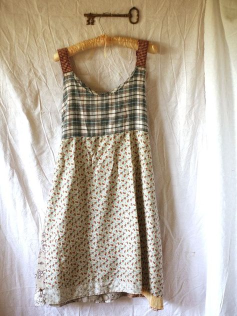 upcycled dresses | Upcycled Dress Women's Plus Size ClothingD by UnicycleAssembly Meme Costume, Upcycled Dress, Ropa Diy, Recycled Fashion, Refashion Clothes, Handmade Dresses, Dream Clothes, Sewing Clothes, Costumes For Women