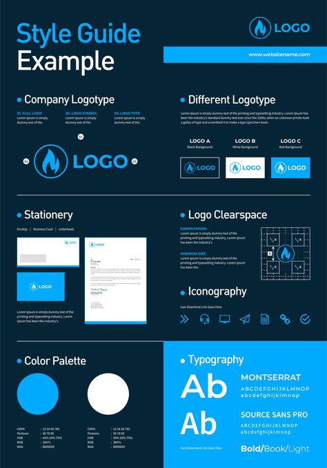 Brand Guidelines: Definition & How to Create a Style Guide Brand Book Examples, Marketing Folders, Website Style Guide, Brand Guidelines Book, Logo Design Presentation, Brand Guidelines Design, Style Guide Template, Brand Identity Guidelines, Brand Guidelines Template