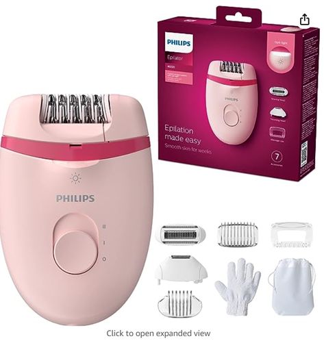 Philips Satinelle Essential Corded Epilator with 5 Attachments - BRE285/00 Best Epilator, Homemade Headbands, Shaving Products, Makeup Accesories, Exfoliating Gloves, A Massage, Pretty Skin, Unwanted Hair Removal, Epilator