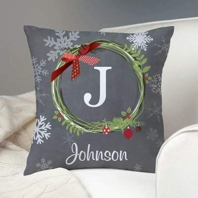 Holiday Throw Pillow, Personalized Throw Pillow, Grey Throw Pillows, Green Throw Pillows, Christmas Pillows, Floral Throw Pillows, Linen Throw Pillow, Jingle All The Way, Personalized Pillows