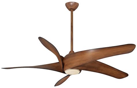 Artemis XL5 LED Ceiling Fan - Distressed Koa - MINKA AIRE/OKL Minka Aire, Entertaining Kitchen, Kinetic Sculpture, Fan With Light, Modern Fan, Led Ceiling Fan, Ceiling Fan With Remote, Home Ceiling, Low Ceiling