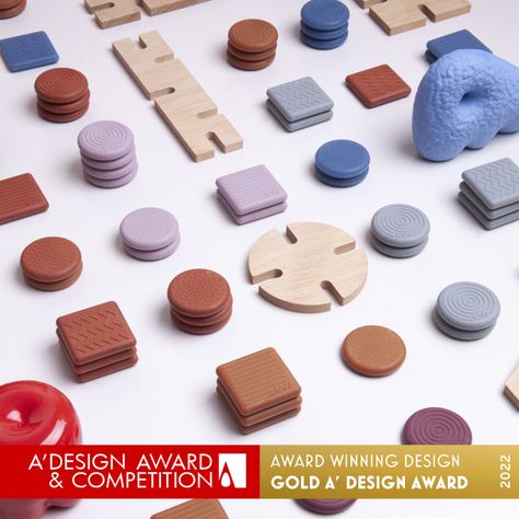 A' Design Award and Competition - Maciej Sokolnicki Bavvic Creative Building Blocks Modular Toys, Wooden Blocks Toys, Creative Building, Imagination Toys, Building Toys For Kids, Wooden Building, Wooden Building Blocks, Sustainable Toys, Wood Building