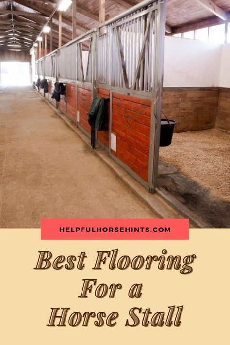 Stall Flooring For Horses, Horse Stall Footing, Horse Stall Flooring, Easy Horse Stalls Diy, Horse Stall Design, Horse Yard Ideas Dream Stables, Dry Lots For Horses, Horse Boarding Facility Ideas, Barn Flooring Ideas