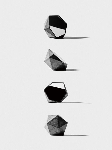 Platonic Solids, Inspiration Pics, Geometric Tattoos, Cement Planters, Chinese Design, Concrete Design, 3d Texture, Concrete Planters, Wall Cladding