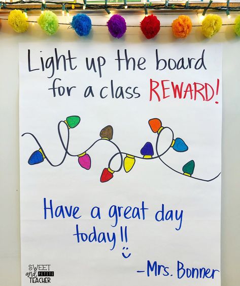 Display this on the board or anchor chart for your substitute to fill in while you’re away! Great behavior management tool! Christmas Classroom Ideas, Classroom Christmas Activities, Classroom Incentives, Incentive Chart, Substitute Teaching, Holiday Classroom, Winter Classroom, Classroom Behavior Management, Classroom Rewards