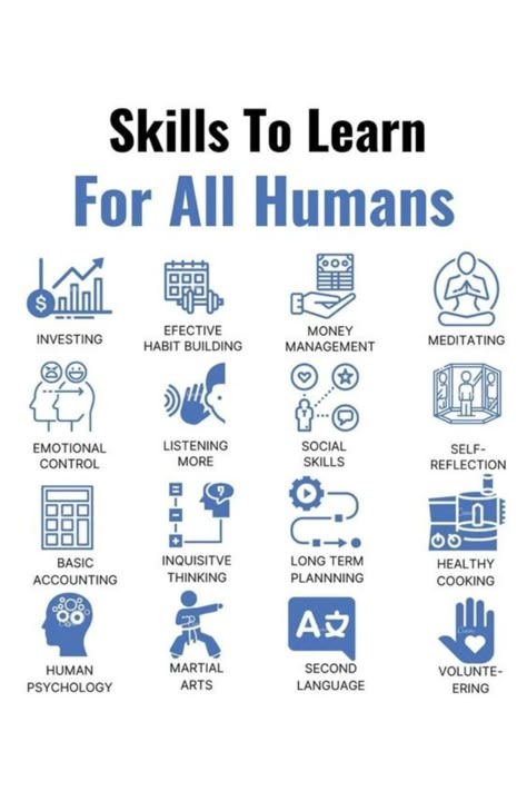 Unlock your potential with these essential skills every human should master! From effective communication to problem-solving and critical thinking, enhance your personal and professional life with these vital skill development tips. Embrace lifelong learning and become the best version of yourself. #SkillDevelopment #EssentialSkills #LifelongLearning #PersonalGrowth #ProfessionalSkills #SelfImprovement #CriticalThinking #EffectiveCommunication #ProblemSolving #SuccessMindset Skills To Learn For All Humans, Communication Skills Aesthetic, Skills You Should Learn, Skill To Learn At Home, Learning New Skills Ideas, Valuable Skills To Learn, How To Find My Skills, How To Develop Skills, High Paid Skills