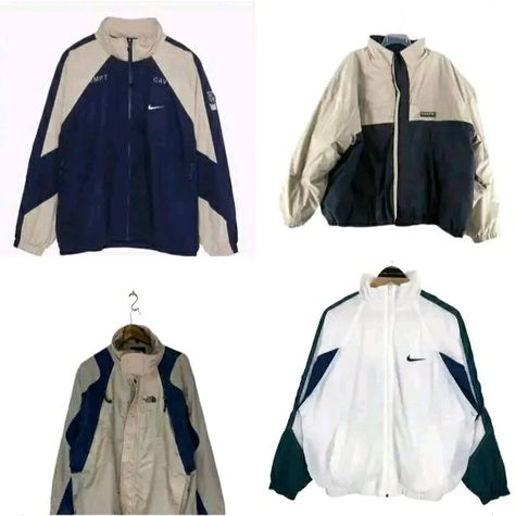 Windbreaker Outfit Men, Windbreaker Aesthetic, Wind Breaker Outfit, Nike Windbreaker Outfit, Y2k Windbreaker, Windbreaker Outfit, Street Style Outfits Casual, Silly Clothes, Clothes Korean Style