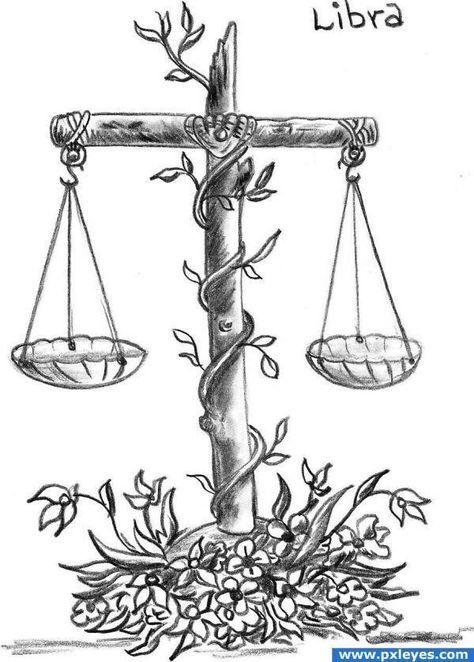 Cool idea for tattoo and awesome scales drawing Libra Sign Drawing, Sign Drawing Ideas, Scales Drawing, Libra Scale Tattoo, Idea For Tattoo, Libra Tattoos, Libra Zodiac Tattoos, Tarot Numerology, Sign Drawing