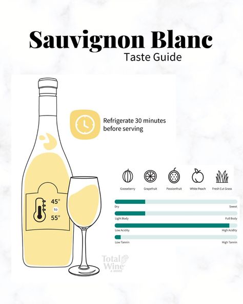 Explore the world of Sauvignon Blanc. Click to learn more! Sauvignon Blanc Wine, Semillon, Veggie Snacks, Wine Varietals, Bordeaux Wine, Wine Pairings, Wine Guide, Wine Food Pairing, Sweet Wine