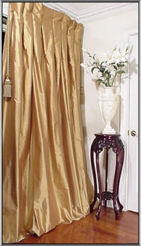 Taffeta Curtains, French Pleat Drapery, Wedding Dresses Taffeta, French Pleat, Pleated Drapery, Thick Curtains, Pleated Drapes, Silk Curtains, Silk Taffeta