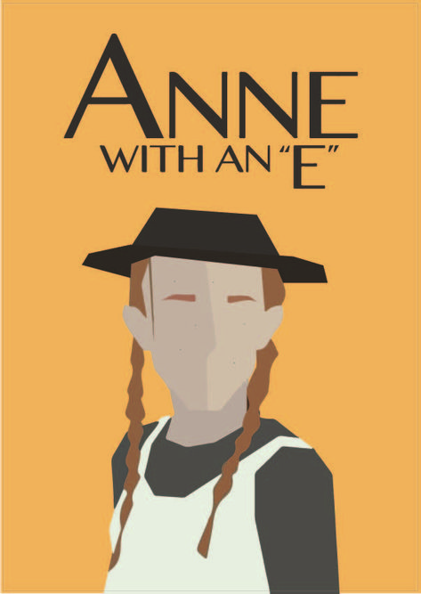 Annie With An E, Anne With An E Poster, Anne White, Movie Poster Wall, Movie Covers, Movie Posters Design, Anne With An E, Halloween Painting, Movie Posters Minimalist