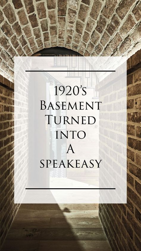 Unfinished Basement Speakeasy, Speak Easy Basement Ideas, 1920 Home Decor Interior Design, Basement Speakeasy Home, Home Speakeasy Bar, Basement Speakeasy Ideas, Speakeasy Basement Ideas, Speakeasy Bathroom, Tiny Basement Ideas