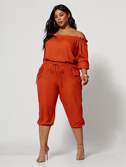 Jumpsuit Outfit Plus Size, Jumpsuit For Plus Size Women, Trendy Plus Size Dresses, Tapered Pant, Utility Jumpsuit, Trendy Plus Size Fashion, Hipster Grunge, Fashion To Figure, Plus Size Jumpsuit