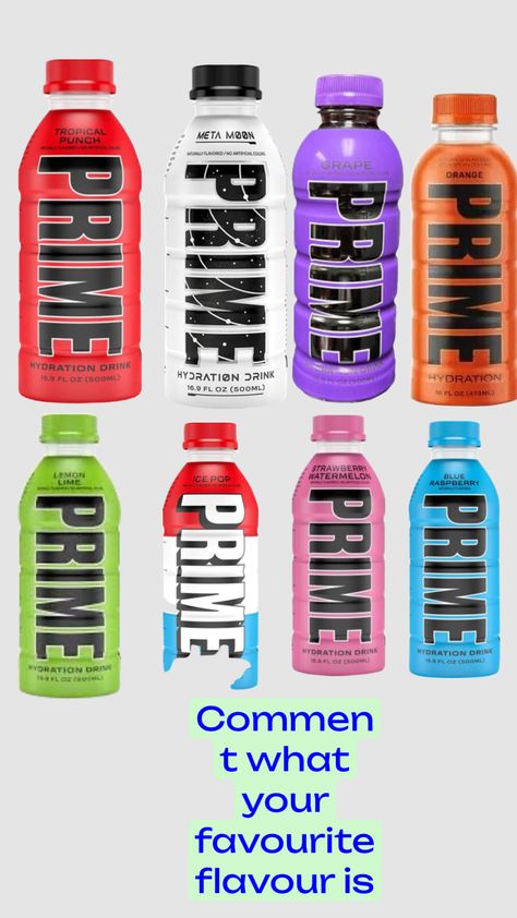 #prime#flavour All Prime Flavours, Prime Drink, Drink Aesthetic, Bathroom Model, Hydrating Drinks, Strawberry Lemon, Sports Drink, Ice Pops, Create Collage