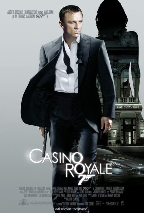 Casino Royale (2006) James Bond Casino, 007 Casino Royale, Casino Royale Movie, James Bond Movie Posters, Casino Royale Dress, Steve Winwood, James D'arcy, Casino Movie, Ursula Andress