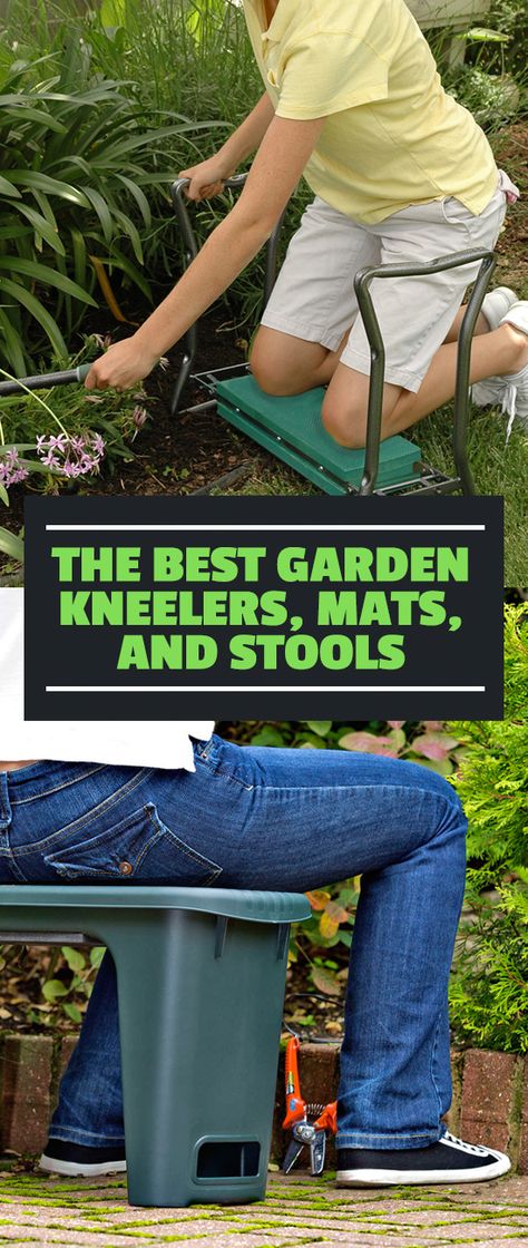 Garden kneelers, mats, and stools will save your knees a lot of pain in the long run. Find out the best garden kneelers in this in-depth review. Garden Kneeler And Seat, Garden Stools Outdoor, Homesteading Tools, Epic Gardening, Modern Homestead, Best Garden Tools, Garden Kneeler, Homestead Ideas, Garden Rake