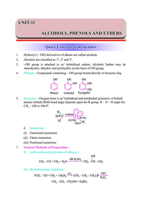 Class 12 Organic Chemistry, Alcohol Phenol Ether Notes, Organic Chemistry Notes Class 12, Functional Groups Organic Chemistry, Class 12 Chemistry Notes, 12 Chemistry Notes, Organic Chemistry Notes, Chemistry Class 12, Chemistry Study Guide