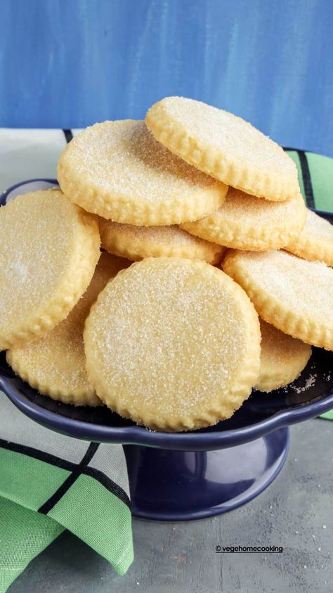 Eggless Butterless Desserts, Eggless Cookie Recipes Baking, Eggless Shortbread Cookies, Cookies With No Eggs Recipe, Eggless Biscuits Recipe, Eggless Cookies Recipes Egg Free, Eggless Butter Cookies, Indian Cookies Recipe, Eggless Cookies Recipes