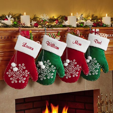 If you want a different style for your Christmas stockings you can buy oven gloves and convert them into gorgeous stockings. https://www.unusualgifts.in/12-great-christmas-stockings/ #christmasgiftsideasfordads #christmasgiftsideasforrveryone Christmas Mittens, Christmas Candy Bag, Christmas Stockings Diy, Xmas Stockings, Handmade Christmas Decorations, Office Christmas, Christmas Stockings Personalized, Felt Christmas Ornaments, Christmas Sewing