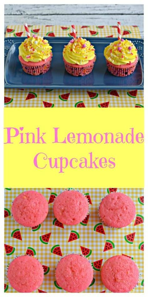 Pink Lemonade Cupcakes Pink Lemonade Cupcakes are a bright and fun dessert that's full of sweet and tart flavors that are perfect for summers by the pool or gatherings with friends. Basic Vanilla Cake Recipe, Spring Sweets, Gorgeous Cupcakes, Pink Lemonade Cake, Pink Lemonade Cupcakes, Edible Ideas, Cupcakes Pink, Lemon Buttercream Frosting, Lemonade Cupcakes