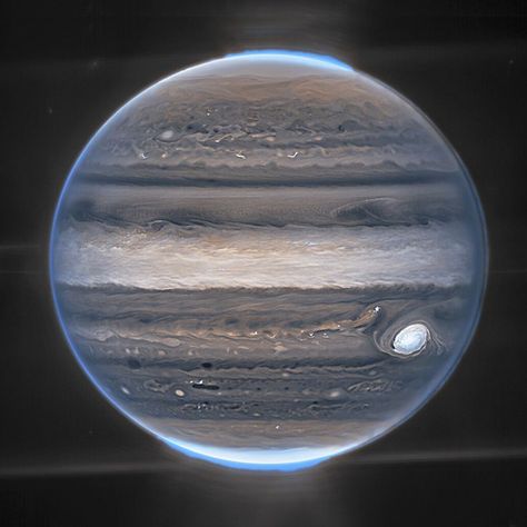 James Webb Telescope image of the planet Jupiter Outer Space Wallpaper, Jupiter Planet, Webb Telescope, Telescope Images, Visible Spectrum, The Human Eye, James Webb, Mazzy Star, Infrared Light