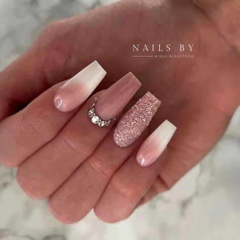 Nude Prom Nails, Nails Acrylic Prom, Prom Nails White, Silver Prom Nails, Prom Nails Acrylic, Nail Silver, Bow Tie Nails, Prom Nails Silver, Prom Nail